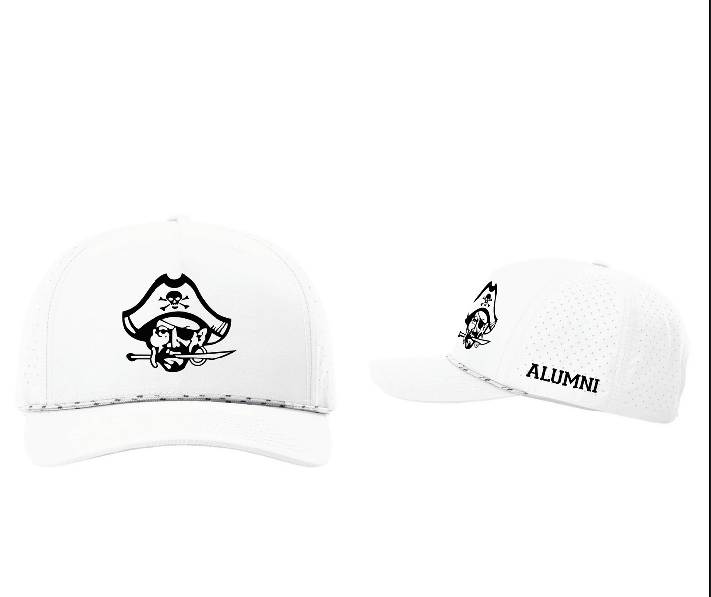 Alumni Performance Rope Cap with Pirate Head