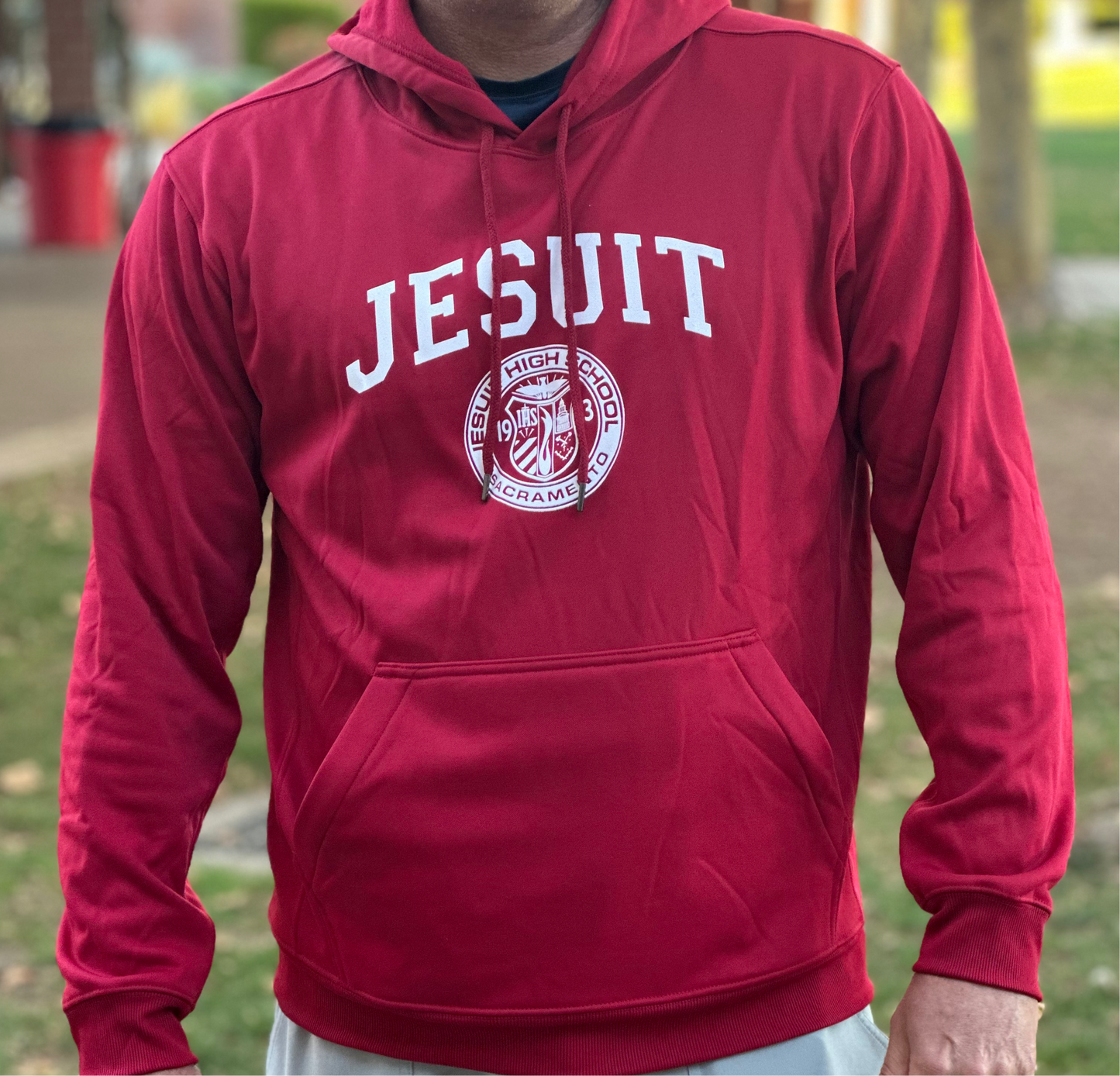 Red Dry Fit Hoodie