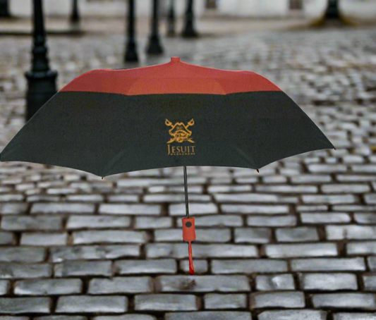 Umbrella - Small Black and Red