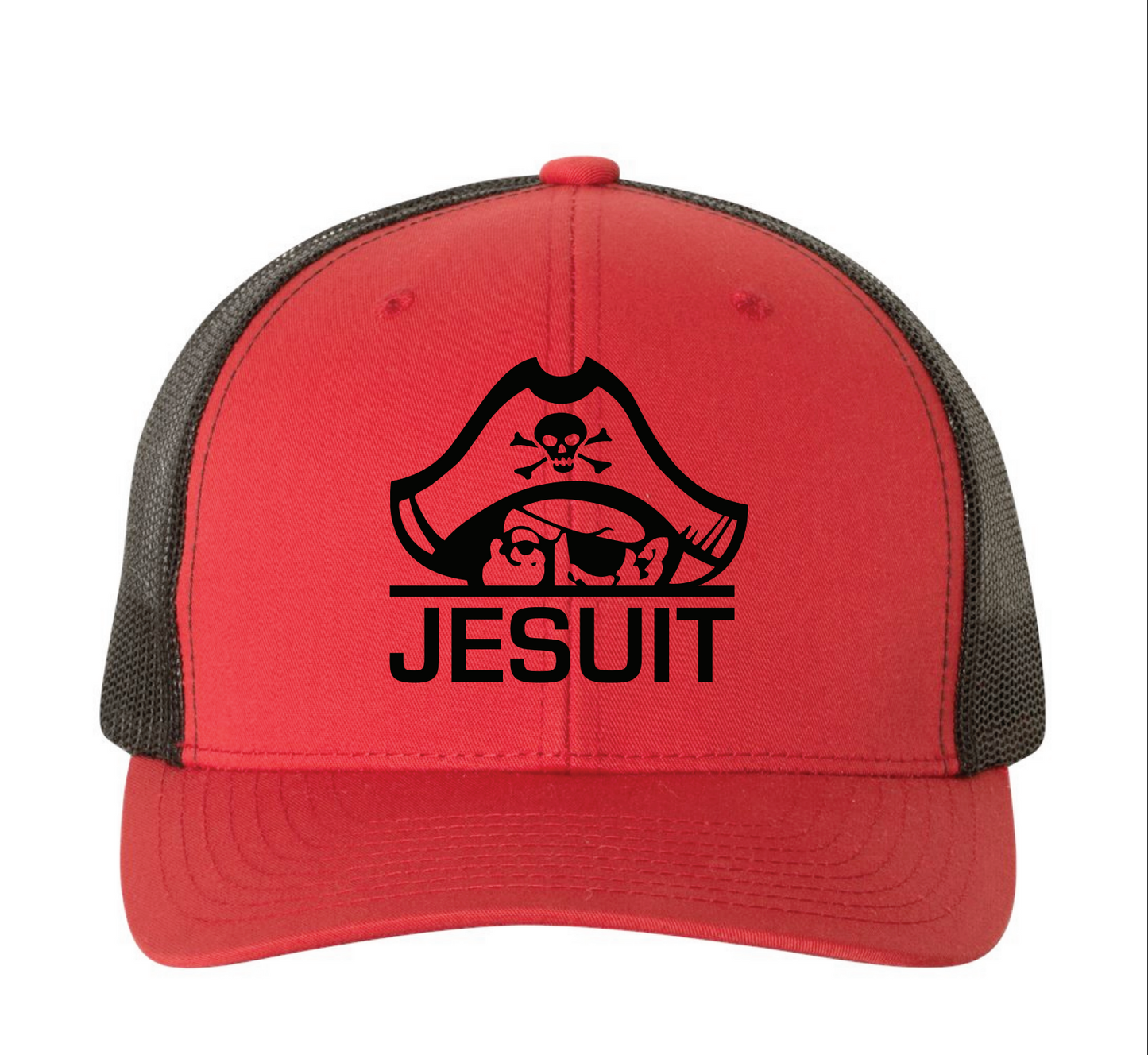 Retro Trucker Cap - Pirate w/Jesuit