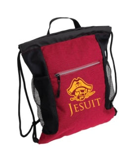 Drawstring Backpack Red