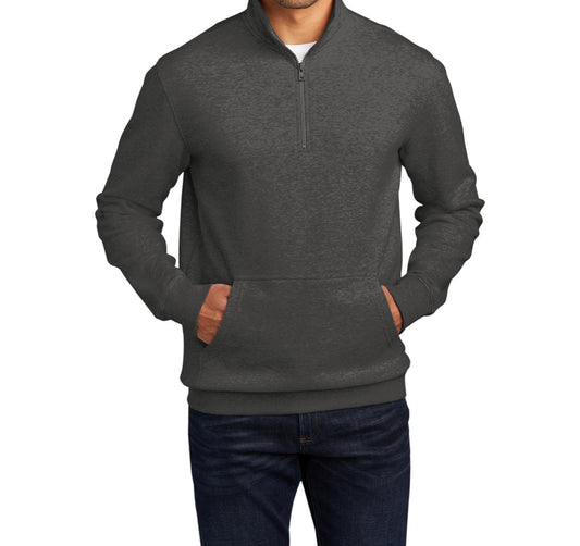 Grandparent 1/4 Zip Up Fleece Sweatshirt