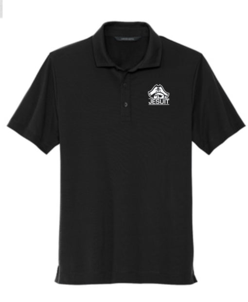 Soft Jersey Black Polo with Marauder Logo