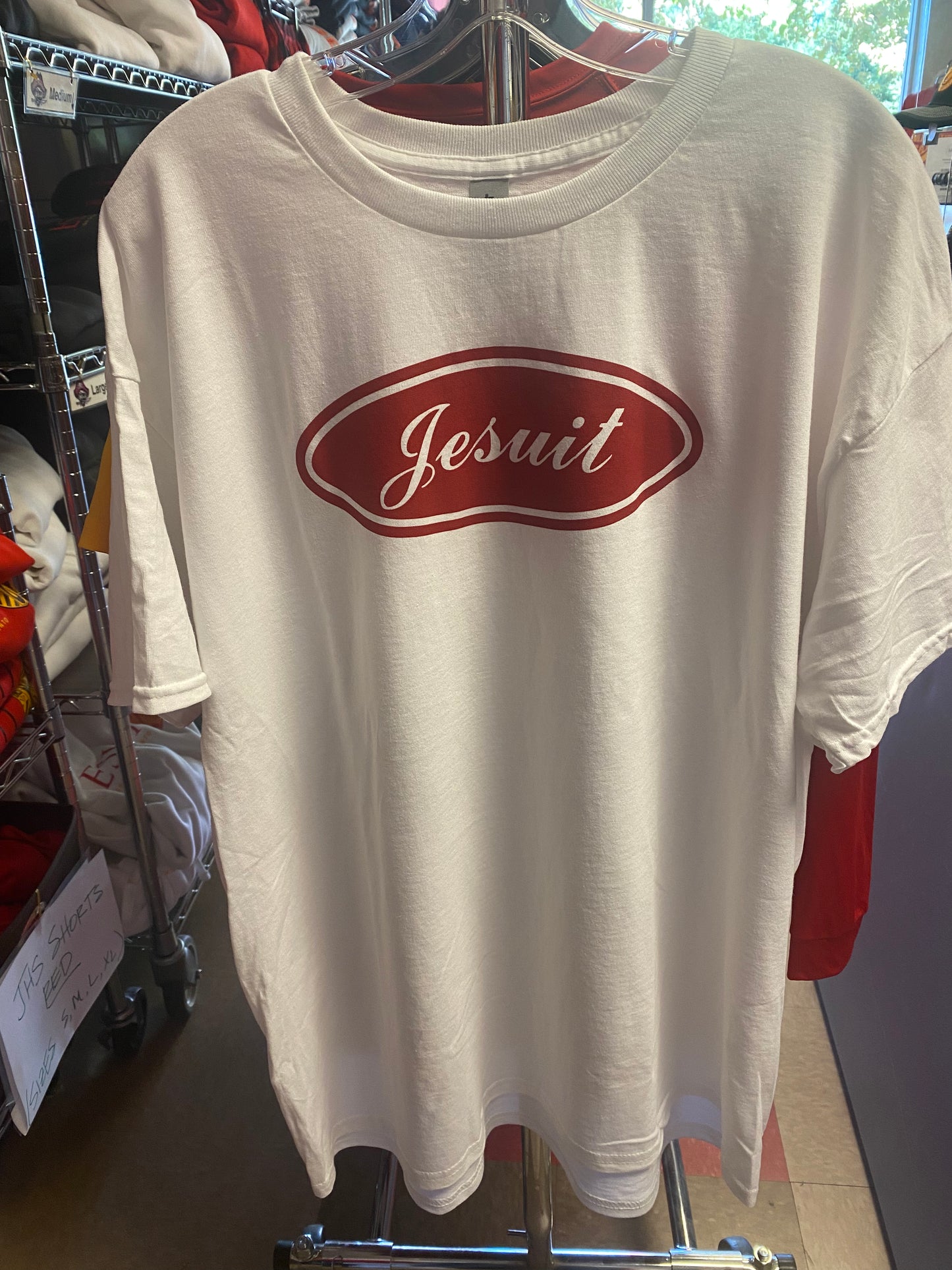 JESUIT White t-shirt “Ford” Design